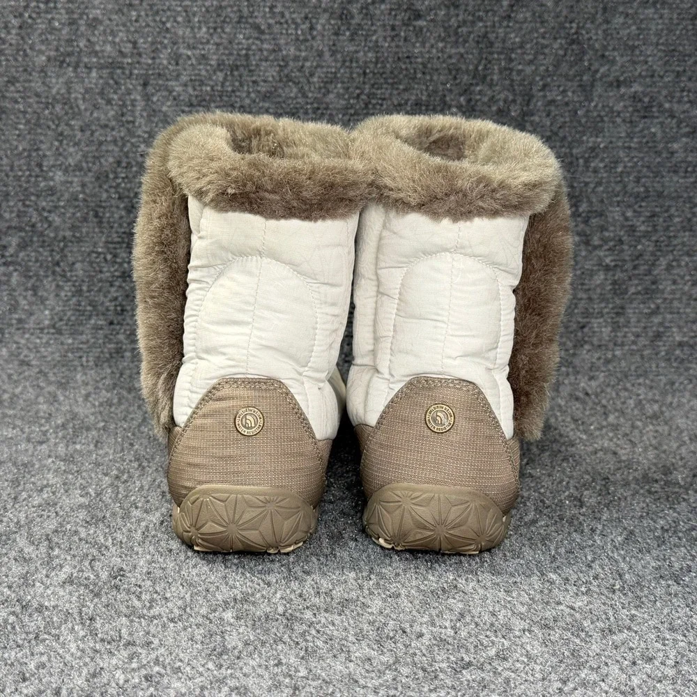 The North Face Winter Boot Women 7 White Down Puffer Outdoor Athletic Snow Shoes